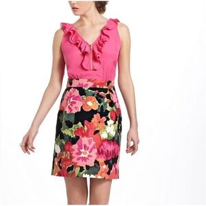 Tabitha Anthropologie Great Escape Floral Mini Dress Size 6